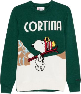 MC2 Saint Barth x Peanuts Maglione Heron - Verde