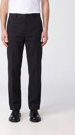 A.P.C. A. P.C. Dylan Straight Fit Cotton Chino Trousers with Mid-Rise Waist