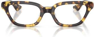 Oliver Peoples 52mm Khaite Cat Eye Optical Frames in Vintage Dark Brown/Clear at Nordstrom