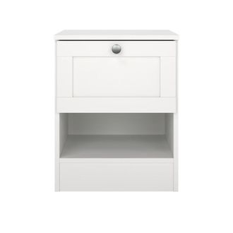 Tvilum Billund 1 Drawer Nightstand, White