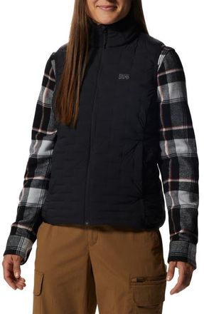 Mountain Hardwear Stretchdown Light Vest in Black at Nordstrom, Size X-Small