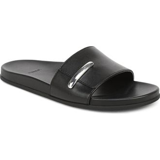 Vince Sadie Slide Sandal in Black at Nordstrom, Size 7.5