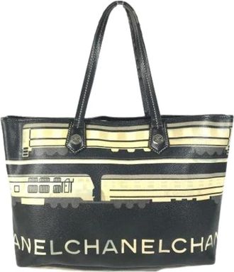 Chanel Pre-owned Vintage Schoudertas - Dames - Vintage Shopper - Zwart - ONE Size - Leer - Vintage
