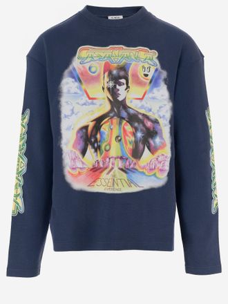 Casablanca Cotton Sweatshirt With Logo