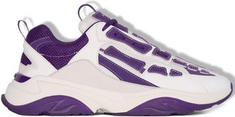 Amiri Bone Runner chunky sneakers - men - Leather/Rubber/Fabric/Fabric - 45 - Purple