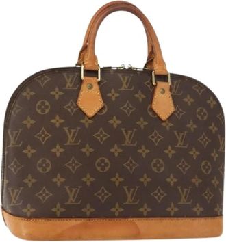 Louis Vuitton Pre-owned Canvas Handtas - Dames - Vintage Handtas - Bruin - ONE Size - Vintage