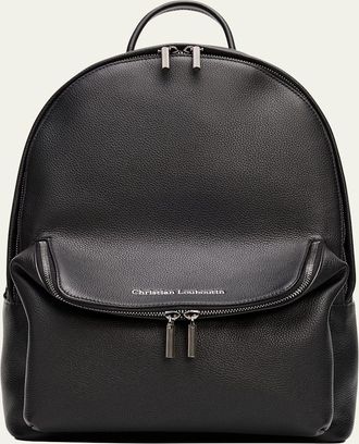Christian Louboutin Mens Nostalgic Calf Empire Leather Backpack