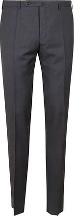 Incotex Slim Fit Wollen Broek - Heren - Nette broeken - Grijs - 3XL - Wol - Broeken