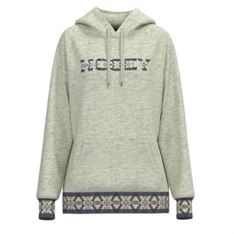 Hooey Womens Quilted Hoodie In Oatmeal