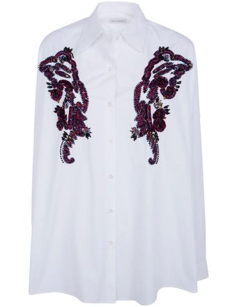 Dries Van Noten Shirt Embroidered Casia