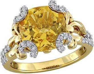 Rina Limor Gold-Plated Silver 4.62 Ct. Tw. Gemstone Ring
