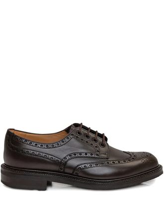 Churchs Horsham Brogue loafers met gestapelde hak - Bruin