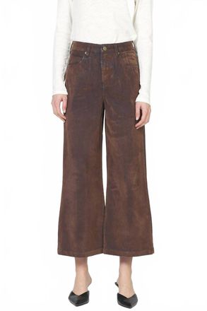 Dear John Denim Audrey Wide Leg Ankle Pant In Bison
