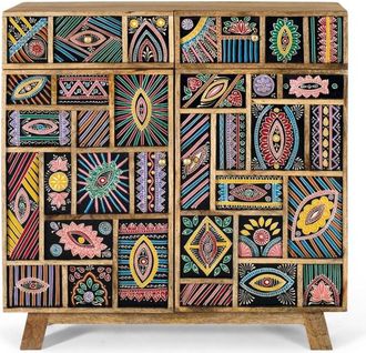 Giner&Colomer Aparador fabricado a mano en madera de mango 80cm