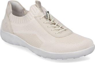 Remonte Liv 18 Knit Sneaker in Vanilla-Weiss/Crema/Muschel at Nordstrom, Size 7-7.5Us