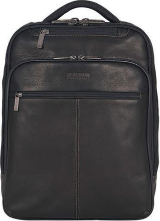 Kenneth Cole Colombian Leather Backpack in Black at Nordstrom Rack