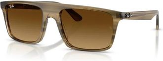Ray-Ban Square Zonnebril - unisex - Zonnebrillen - Groen - 57 MM - Accessoires