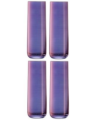 LSA International Lsa International Set Of 4 Aurora Highball