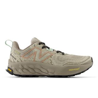 New Balance Womens Fresh Foam X Hierro v8 GORE-TEX in Grey/Brown Synthetic, size 4.5 Narrow