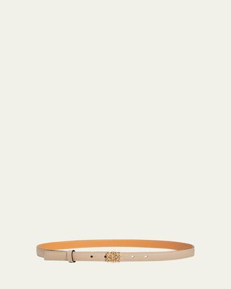 Loewe Anagram Leather Belt