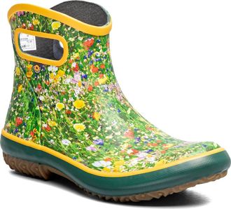 Bogs Patch Waterproof Rain Boot in Grass Multi at Nordstrom, Size 10