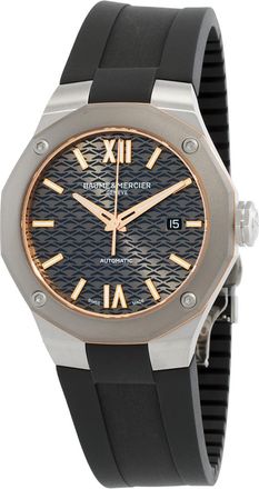 Baume & Mercier Pre-owned Baume et Mercier Riviera Automatic Grey Dial Mens Watch M0A10660