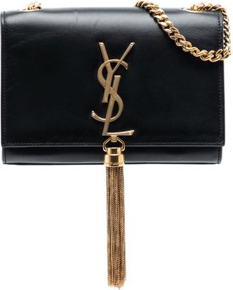 Saint Laurent Pre-owned Saint Laurent Small Smooth Calfskin Monogram Kate Tassel Crossbody Ladies PMR326076A.1013