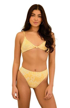 Dippin' Daisy's Swimwear Seashore Bottom in Golden Ditsy at Nordstrom, Size X-Large