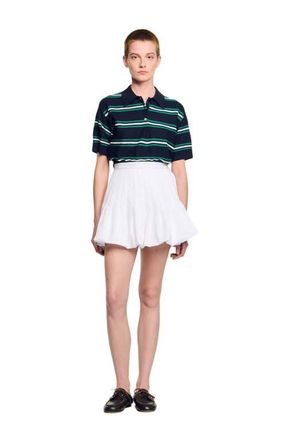 Sandro Short bubble skirt in White at Nordstrom, Size 38 Eu