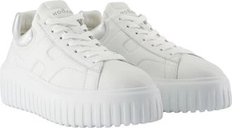 Hogan H-Stripes Sneakers - Dames - Sneakers - Wit - 40 EU - Leer - Schoenen