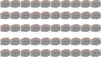 OEM 50 Terminales De Palanca De 2 Puertos Para Conectar Cables Conductores - Kit De Empalme El&eacute;ctrico Naranja