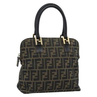 Fendi unisex, Pre-owned, Bruin, Maat: ONE Size Leer