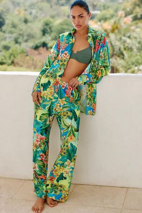 Luli Fama Elastic-Waist Pants