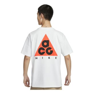 Nike AS M ACG DF TEE M90 LBR+HBR TR T-Shirt Asia Sizing White Orange HJ0799-121