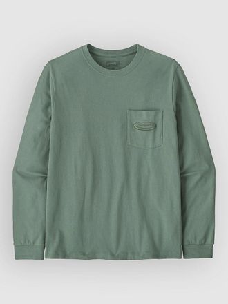 Patagonia Mw 95 Oval Logo Pocket Camiseta verde