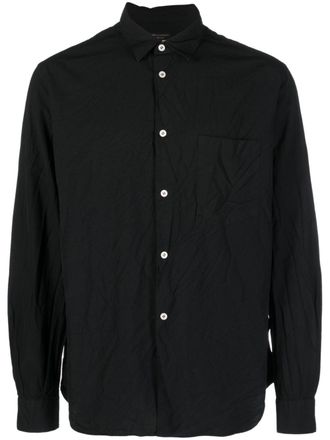Comme Des Gar&ccedil;ons button-up shirt - men - Polyester - S - Black