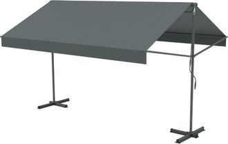 Concept Usine Toldo doble inclinaci&oacute;n manual 2,95 x 3 m gris