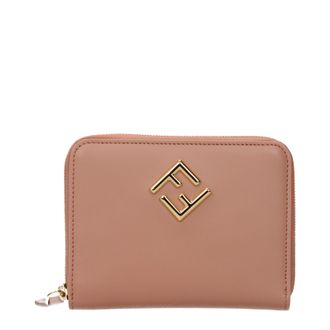 Fendi Damens Geldb&ouml;rse Rosa/Ballerina-Leder