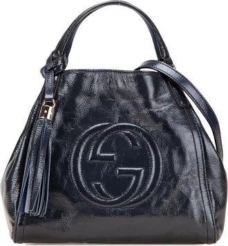 Gucci Pre-owned Gucci Small Patent Soho Satchel Ladies GKKT1E8RZW8A0G02