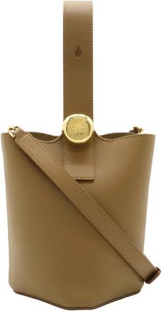 Loewe Pre-owned Loewe Mini Leather Pebble Bucket Bag Ladies ZV8EL9NLS521XRO5