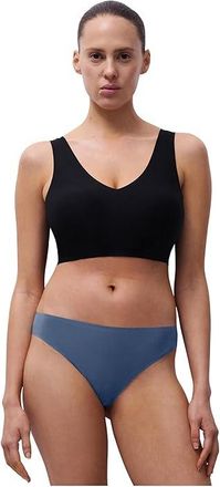 Chantelle Soft Stretch Thong Womens Underwear Storm Blue, Cotton/Polyamide/Elastane