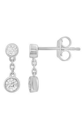 Effy Lab-Grown Diamond Drop Earrings in Silver/Diamond at Nordstrom Rack