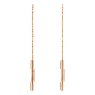 Gucci Link naar liefdesoorbellen in 18 kt roze goud - Dames - Oorbellen - Geel - ONE Size - Accessoires