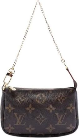 Louis Vuitton Pre-owned Mini Bags, female, Brown, Size: ONE SIZE Pre-owned Mini Pochette Accessoires