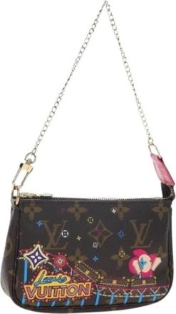 Louis Vuitton Pre-owned Accessory Pouch - - Pre-owned - Donna - Marrone - ONE SIZE