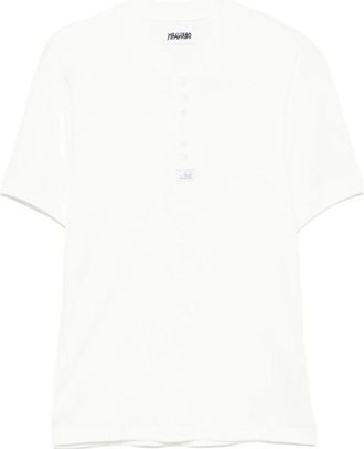 Magliano Tops, Heren, Wit, XL, Katoen, Geknoopte T-shirt