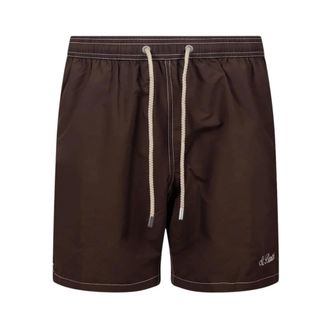 MC2 Saint Barth Beachwear, male, Brown, Size: 2XL Patmos Swim Short