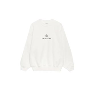 Anine Bing Dames, Sweatshirts & Hoodies, Wit, Maat: S