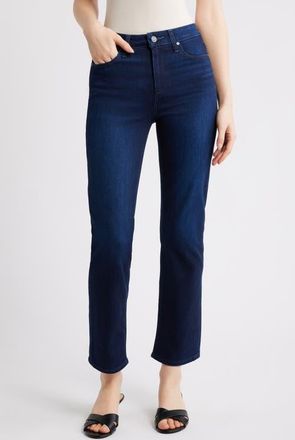 Paige Cindy High Waist Crop Straight Leg Jeans in Elevated at Nordstrom, Size 25