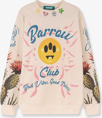 Barrow Felpa in cotone con stampa cactus - BARROW - gender_Man